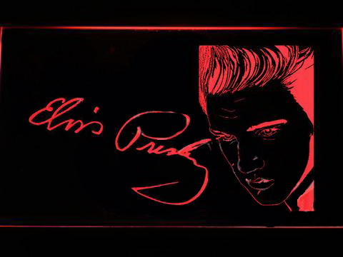 Elvis Presley Signature LED Neon Sign